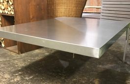 Dach für Rasenmäher verzinktes Metalldach – Auslaufmodell