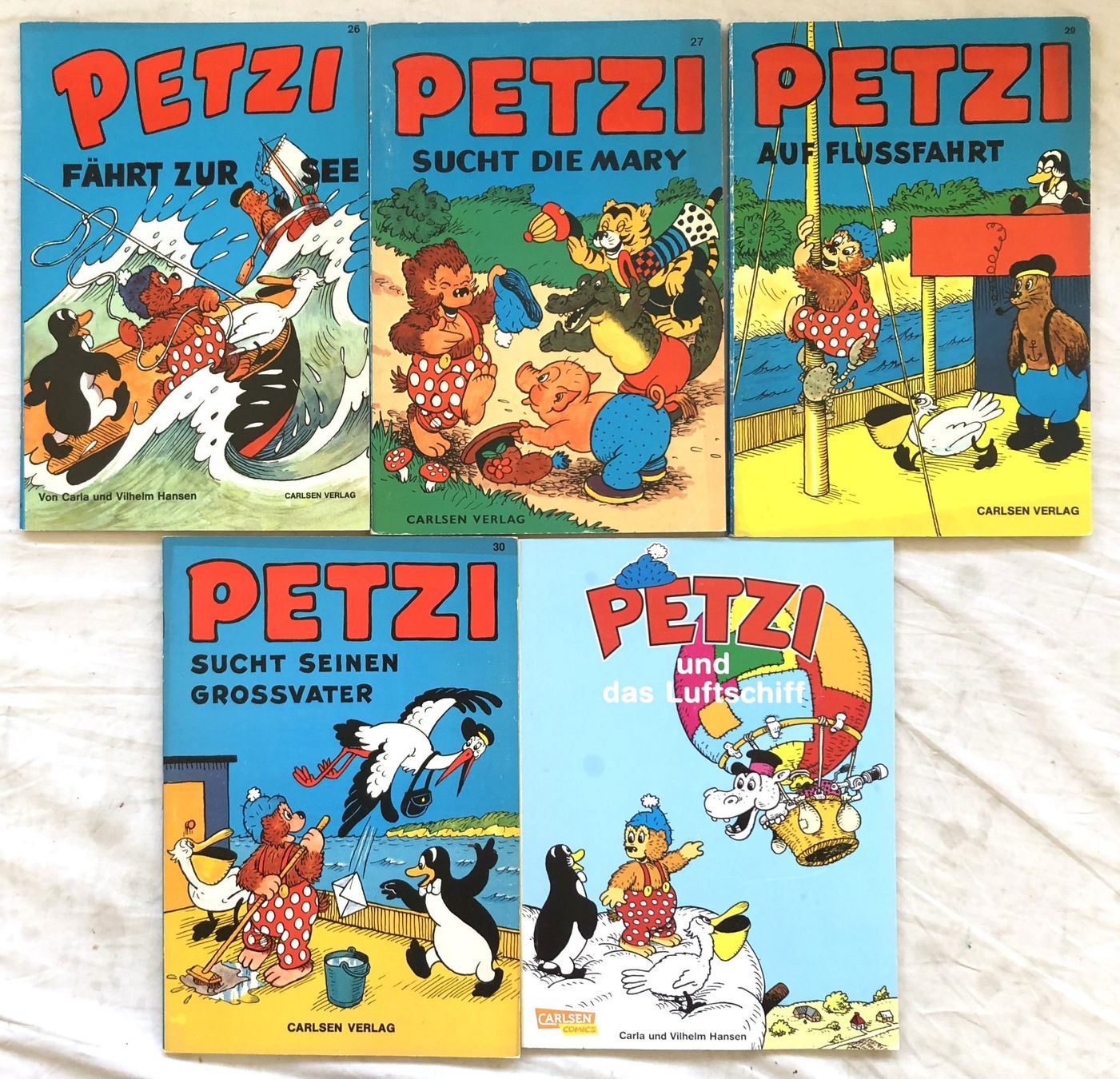 Fumetti: 21x PETZI - Hefte - Carlsen Verlag – Usato da Schaffhausen venduto da durruti 6