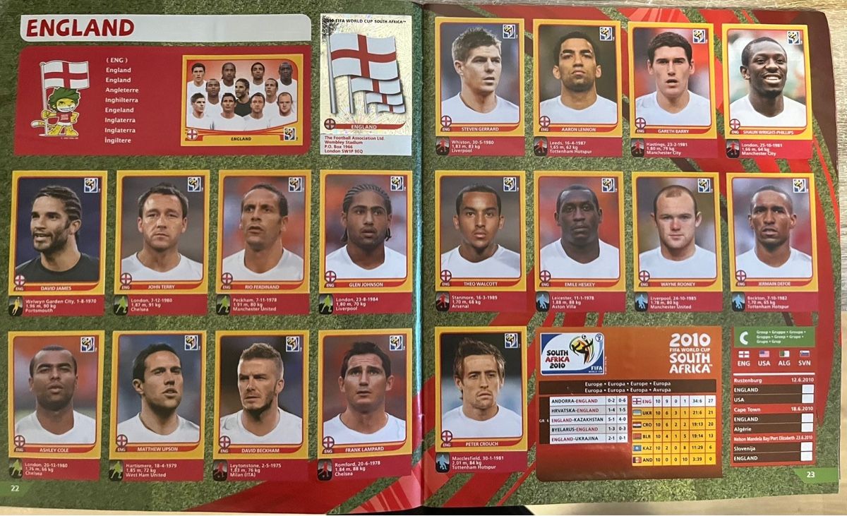 Panini Album: Panini 2010 album officiel complet – Nuovo (secondo la descrizione) da Biel/Bienne venduto da dre_kk2q 6