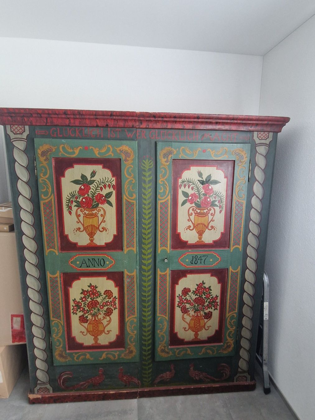 Pfister Armadi: Bauernschrank Jg. 1847 – Usato da Alosen venduto da mangan 2