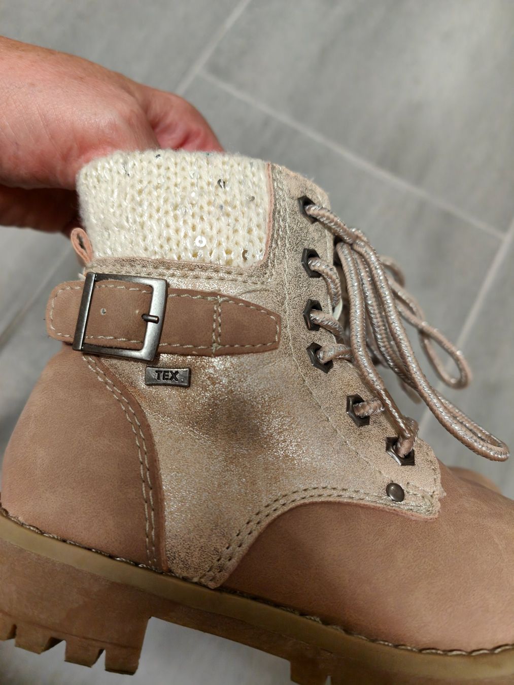 Schuhe für Mädchen: Stiefeletten gefüttert - Gr. 27 – Gebraucht aus Kirchleerau von hop82 3