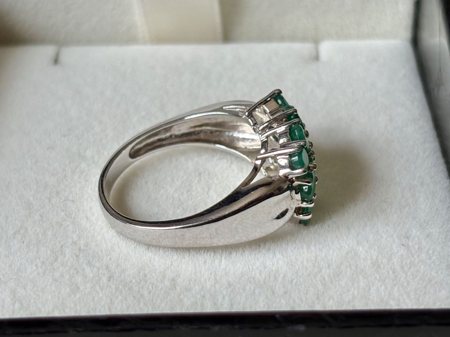 Anelli: Ring Smaragd, Silber 925, Gr. 57, NEU – Nuovo (secondo la descrizione) da Brugg AG venduto da lau_9rvy 3