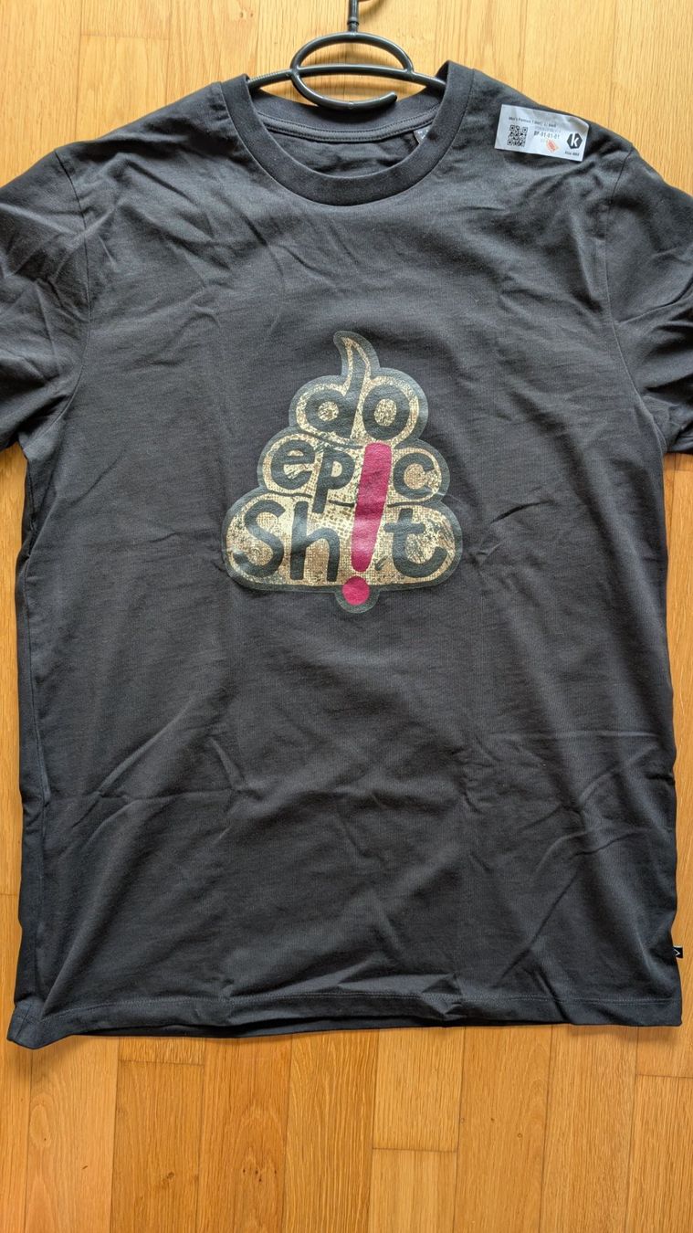 T-Shirts: "do epic shit" t-shirt - grosse L – Neu und originalverpackt aus Killwangen von sockenmeister 2