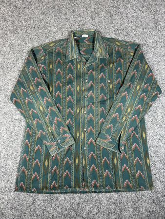 Top shirt 1990s Aztec southwestern M/L