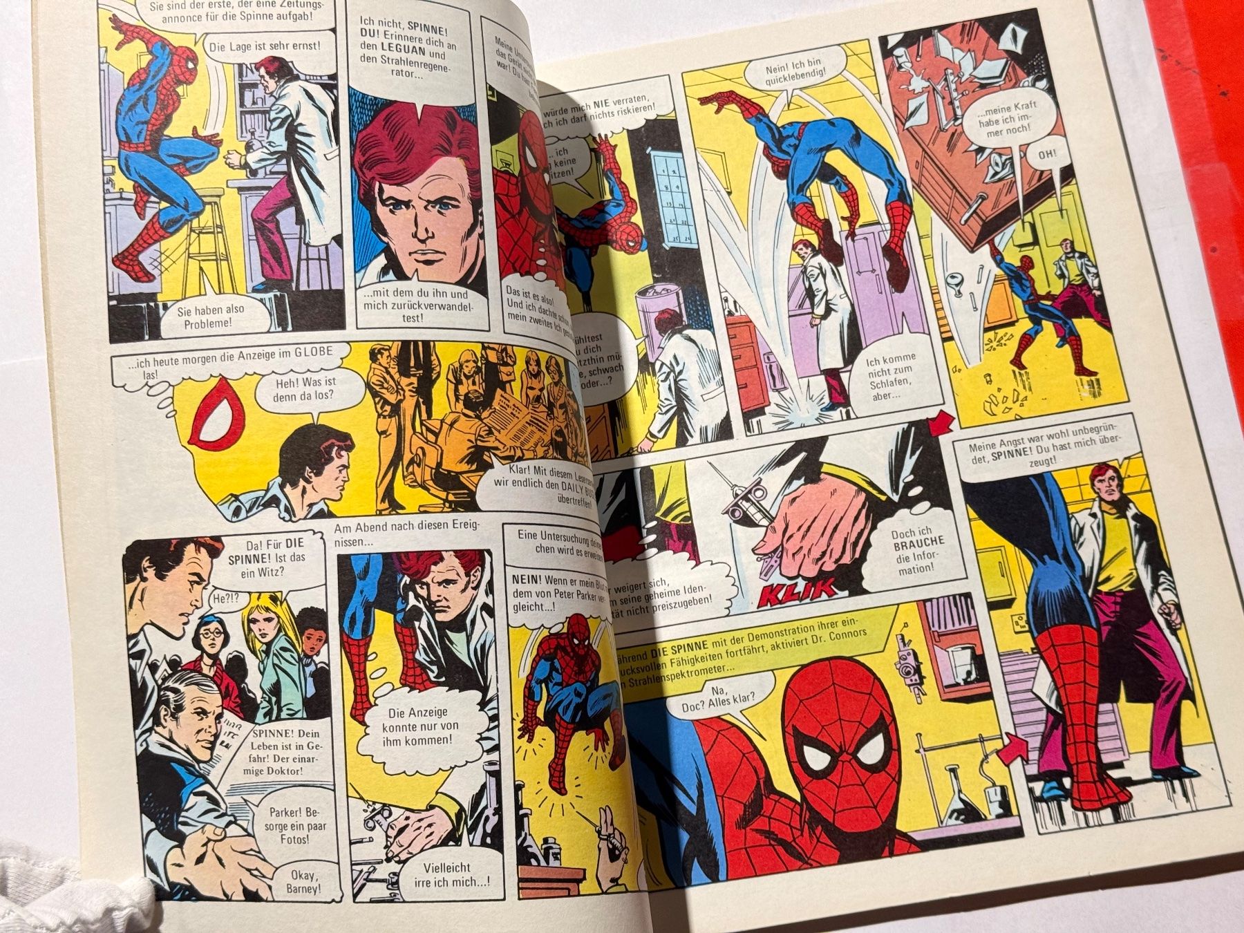 Fumetti: Die Spinne Comic-Album Nr. 7 - Marvel Superheld Spider-Man – Usato da Zuerich venduto da SonderArt-Wertgut 3