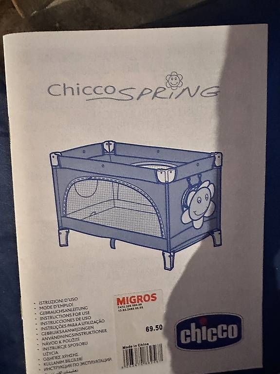 Lits: Lit pliant de voyage chicco spring – D'occasion à Givisiez par poucet4 1