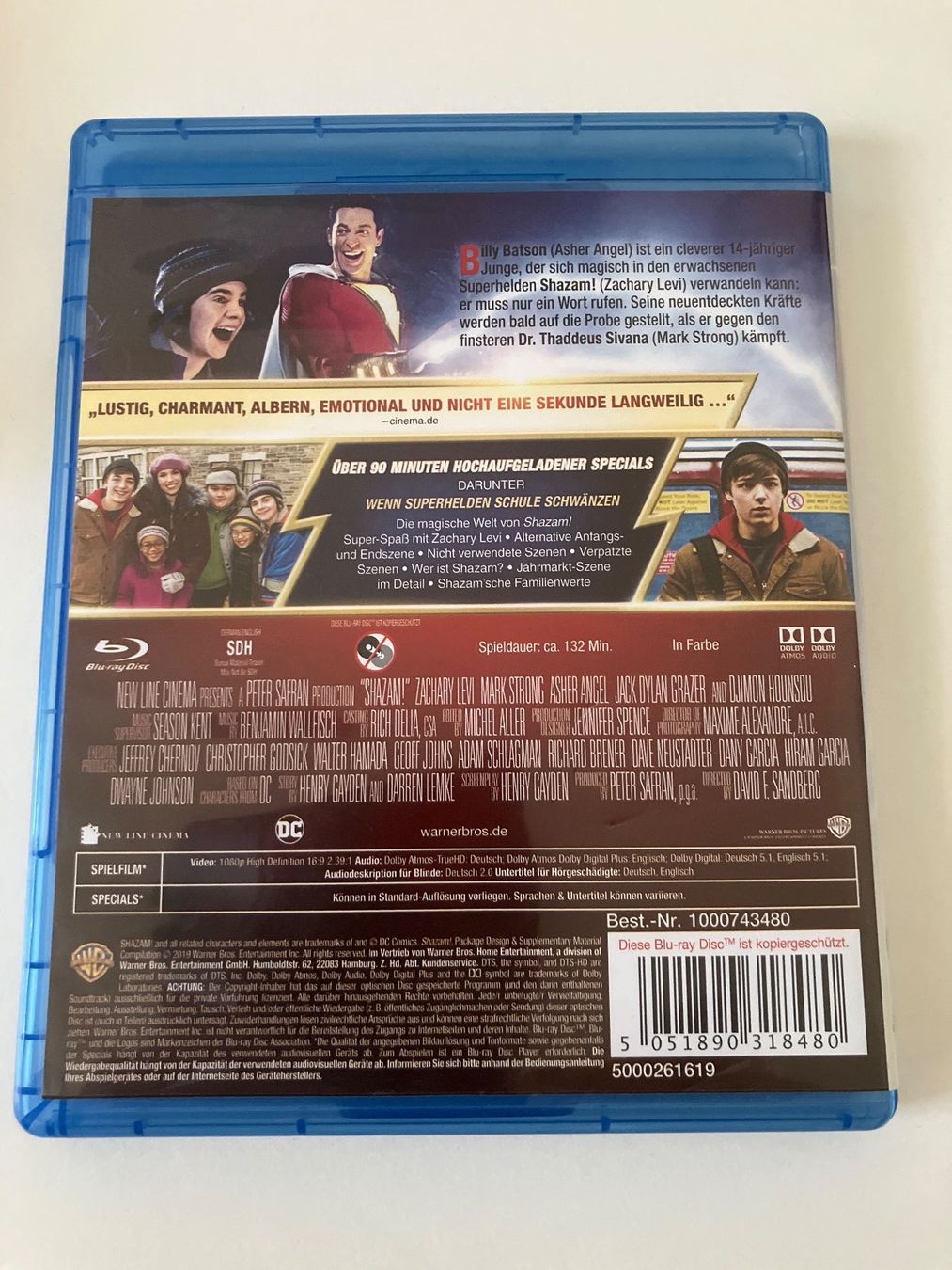 Tutti i DVDs: Shazam! [Blu-ray] – Usato da Arbon venduto da Sugofresser 1