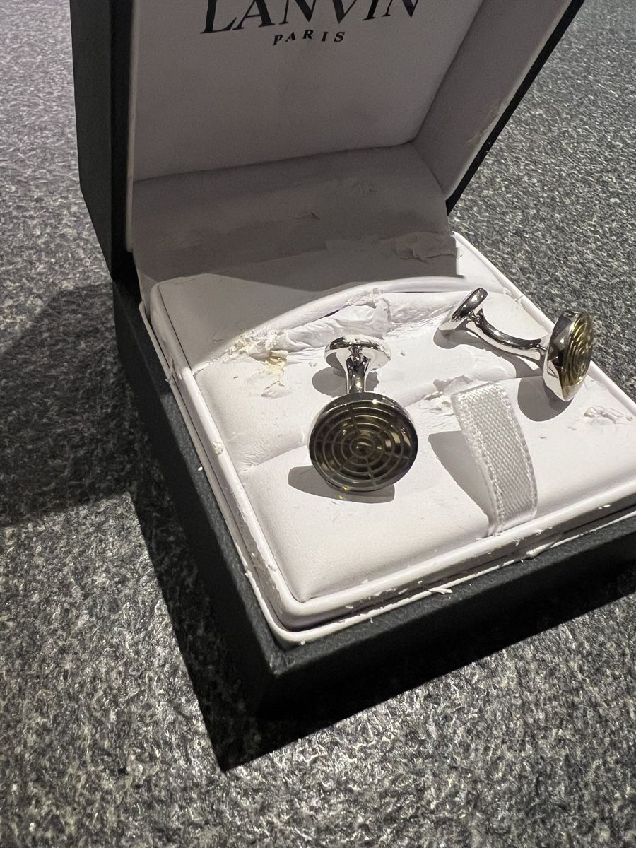 Lanvin Gemelli: LANVIN Paris Manschettenknöpfe – Usato da Mauren venduto da chr_hn5y 4