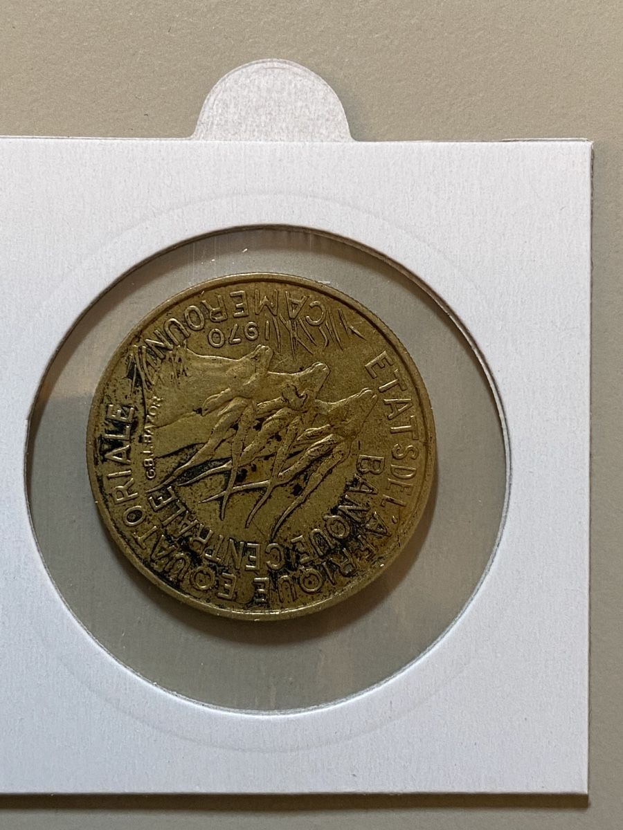 Tutti le monete: Cameroun - 25 francs - 1970 – Usato da Payerne venduto da Mike1682 1