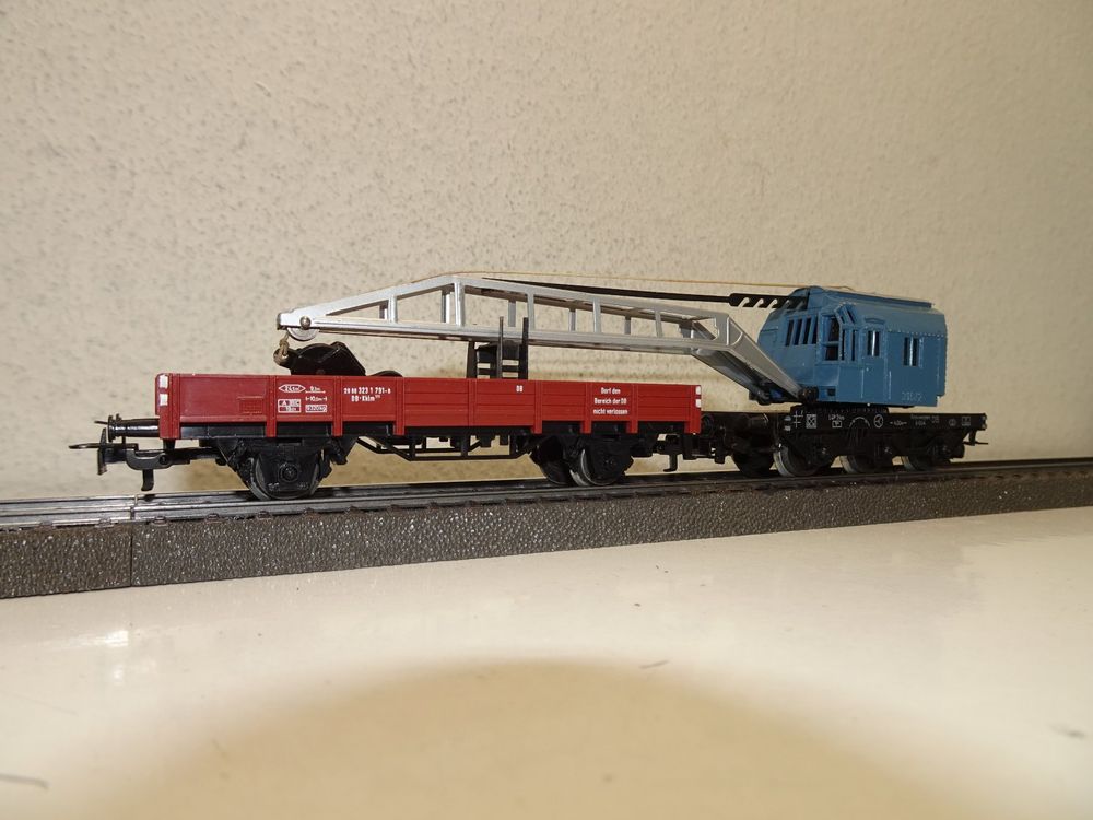 Grue De Chantier Märklin 4611 - Échelle HO, Jaune (occasion)