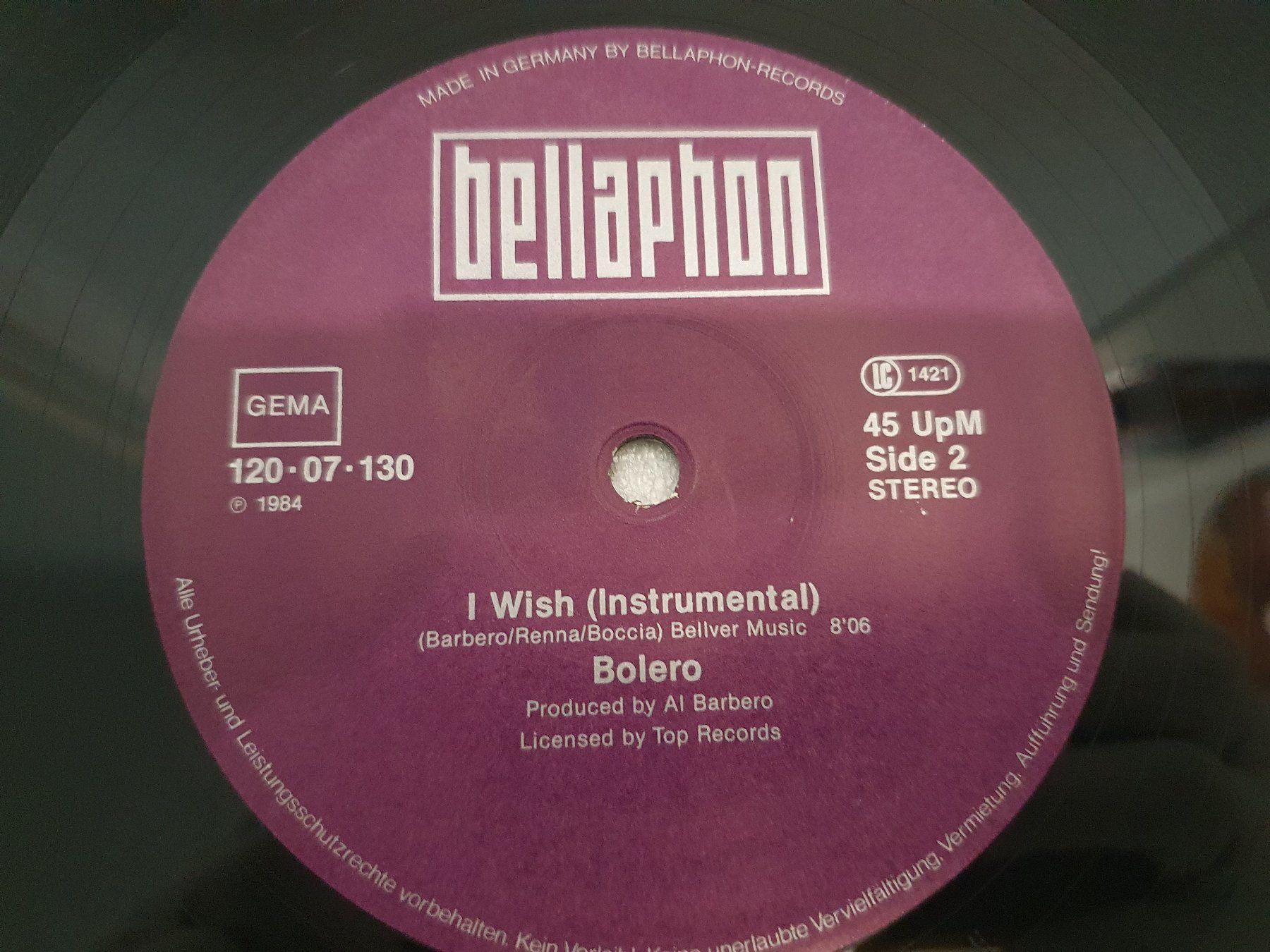 Dischi in vinile: Bolero – I Wish – Usato da Uster venduto da Vinyl-Leidenschaft 7