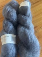 Wolle Cowgirlblues Fluffy Mohair blau 200g neu