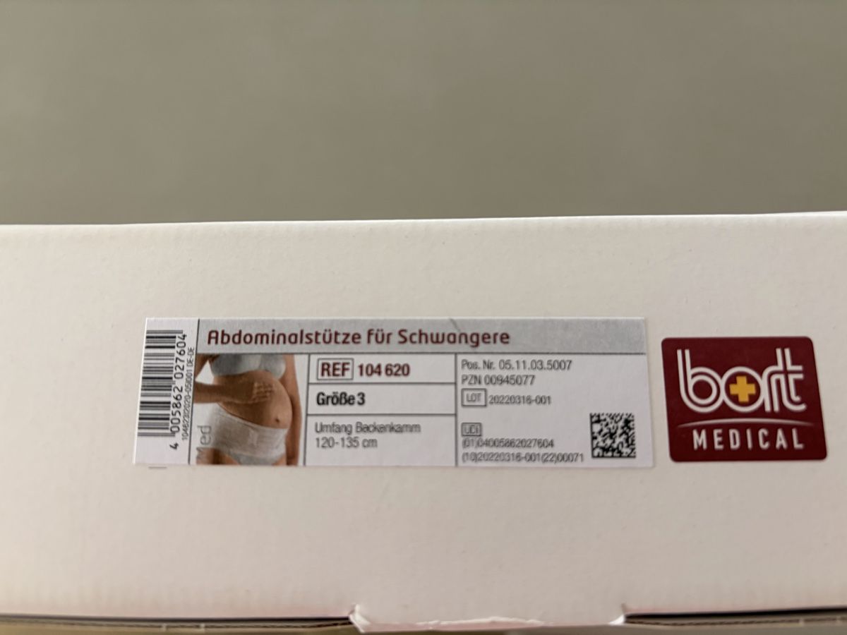 Attrezzature mediche: Schwangerschaftsgurt XL – Nuovo e nell'imballaggio originale da Aarberg venduto da Daniela300 1
