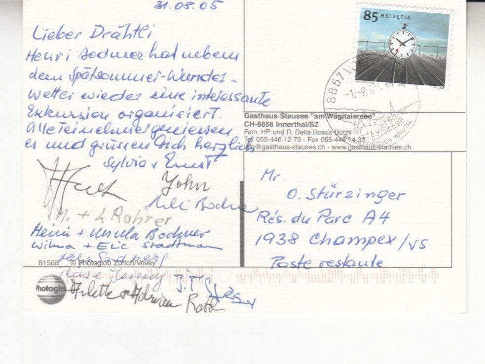 Cartoline postali: Wägitalersee 2005 – Usato da Bürglen TG venduto da StampGraf 1