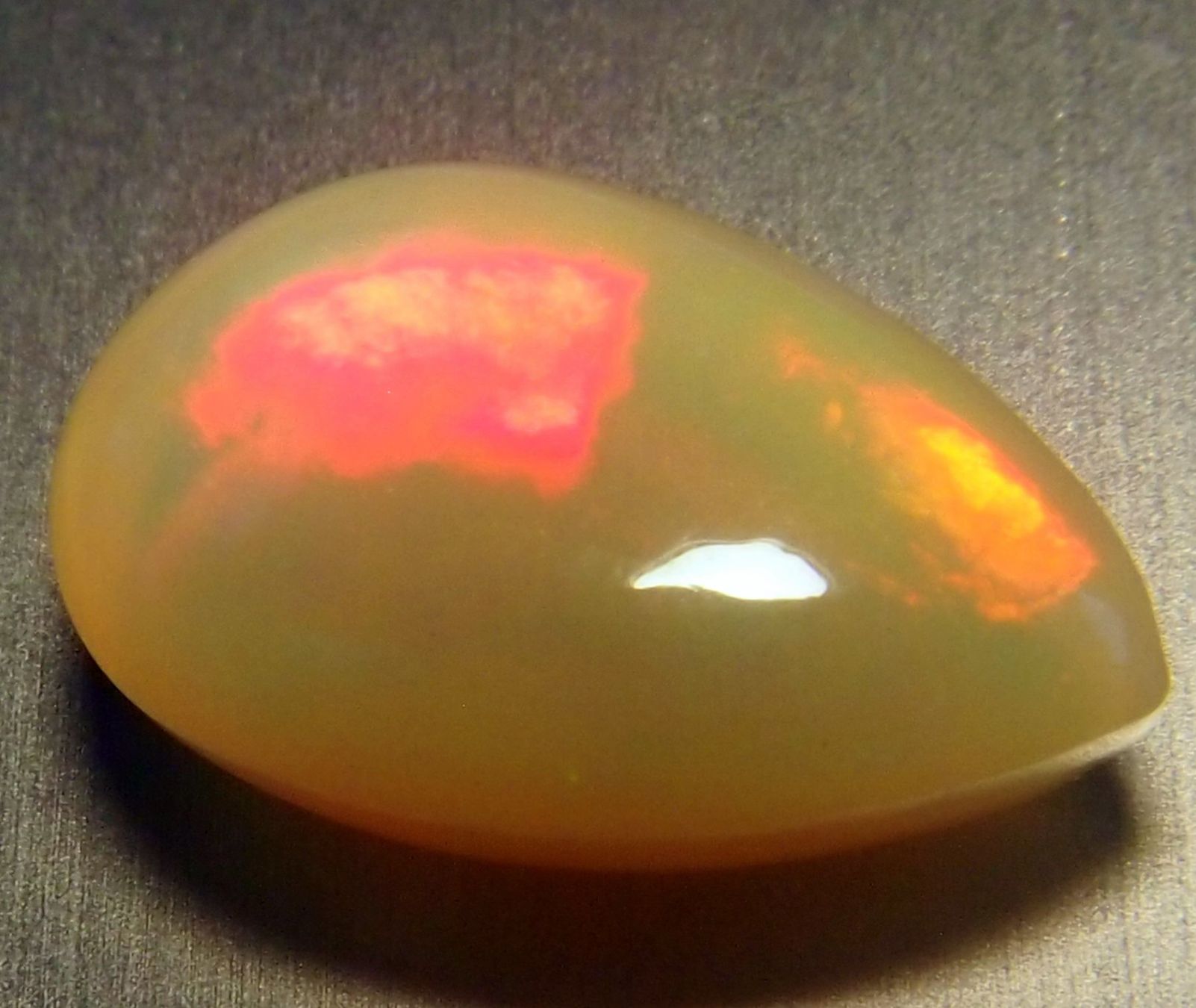 Pietre preziose: 4,5 ct. Top-funkelnder WELO-Feueropal! Intensive Funken – Nuovo e nell'imballaggio originale da Reinach BL venduto da Marblue 5