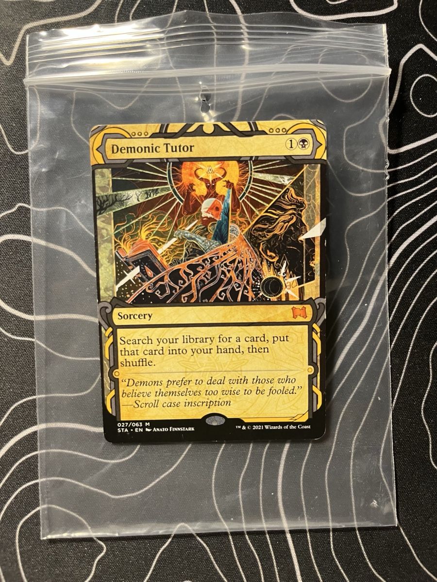 Cartoline: Magic Demonic Tutor Sorcery guter Zustand – Usato da Rapperswil SG venduto da Jeduta