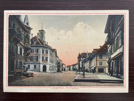 LANGENTHAL Marktgasse belebt, 1931