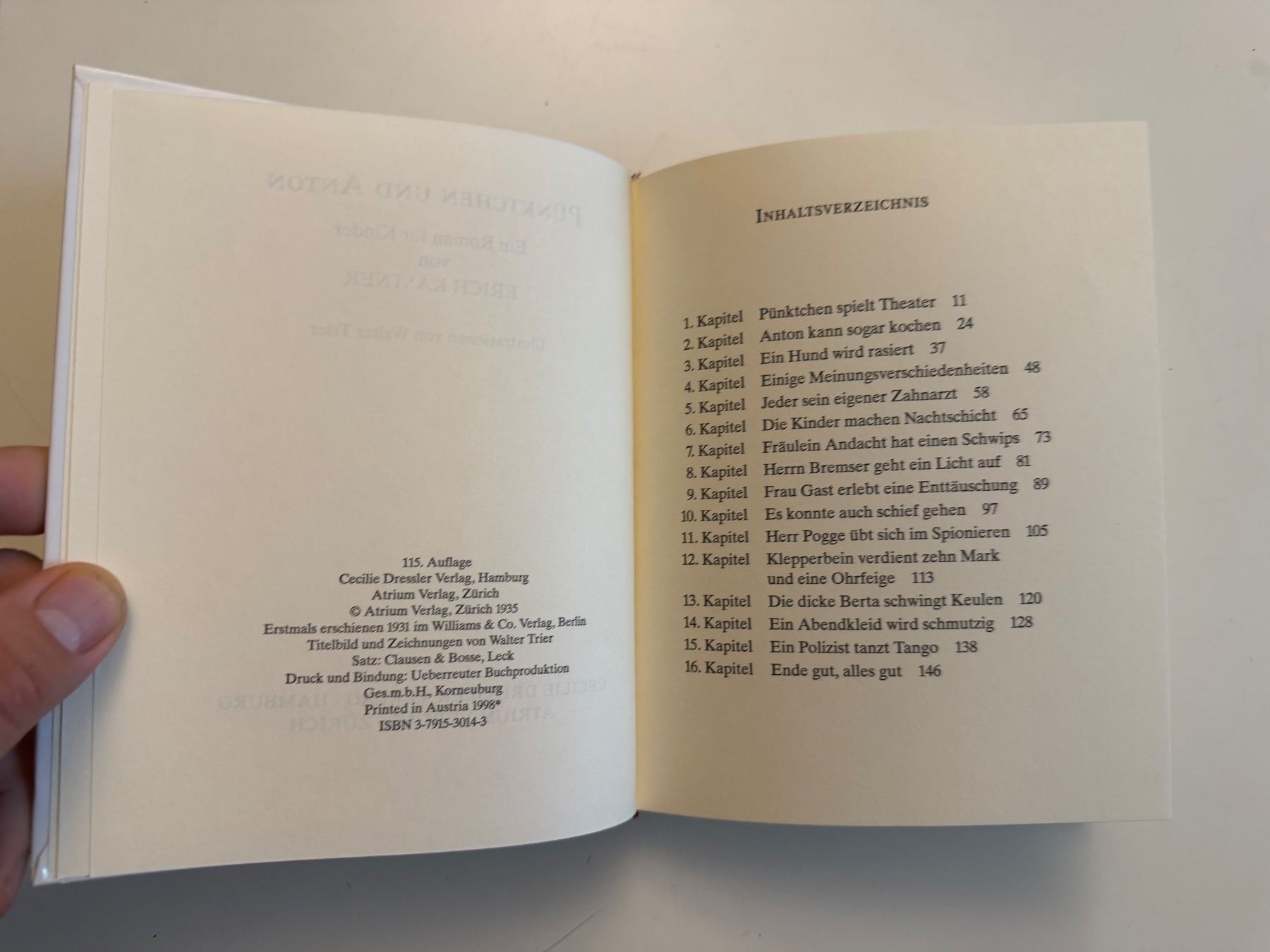 Libri: Klassiker - Pünktchen und Anton - ERICH KÄSTNER – Usato da Münsingen venduto da Ganjam 3
