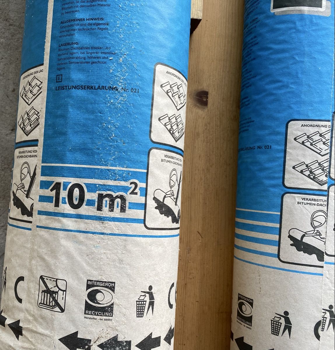 Sanitär: Bitumen Dachpappe  – Neu (gemäss Beschreibung) aus Selzach von 321compac 5