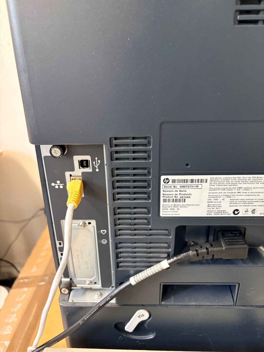 Hewlett Packard Stampanti: HP Color LaserJet CP5525 Drucker gebraucht – Usato da Brunnen venduto da Piacello 1