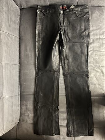 Queen of Darkness Gothic Hose Lederimitat Grösse 34