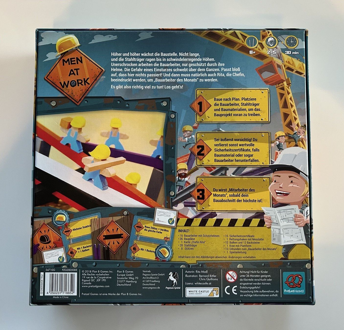 Spiele: Brettspiel "Men at Work" - Pretzel Games – Neu (gemäss Beschreibung) aus Baar von WhatTheFunk01 1