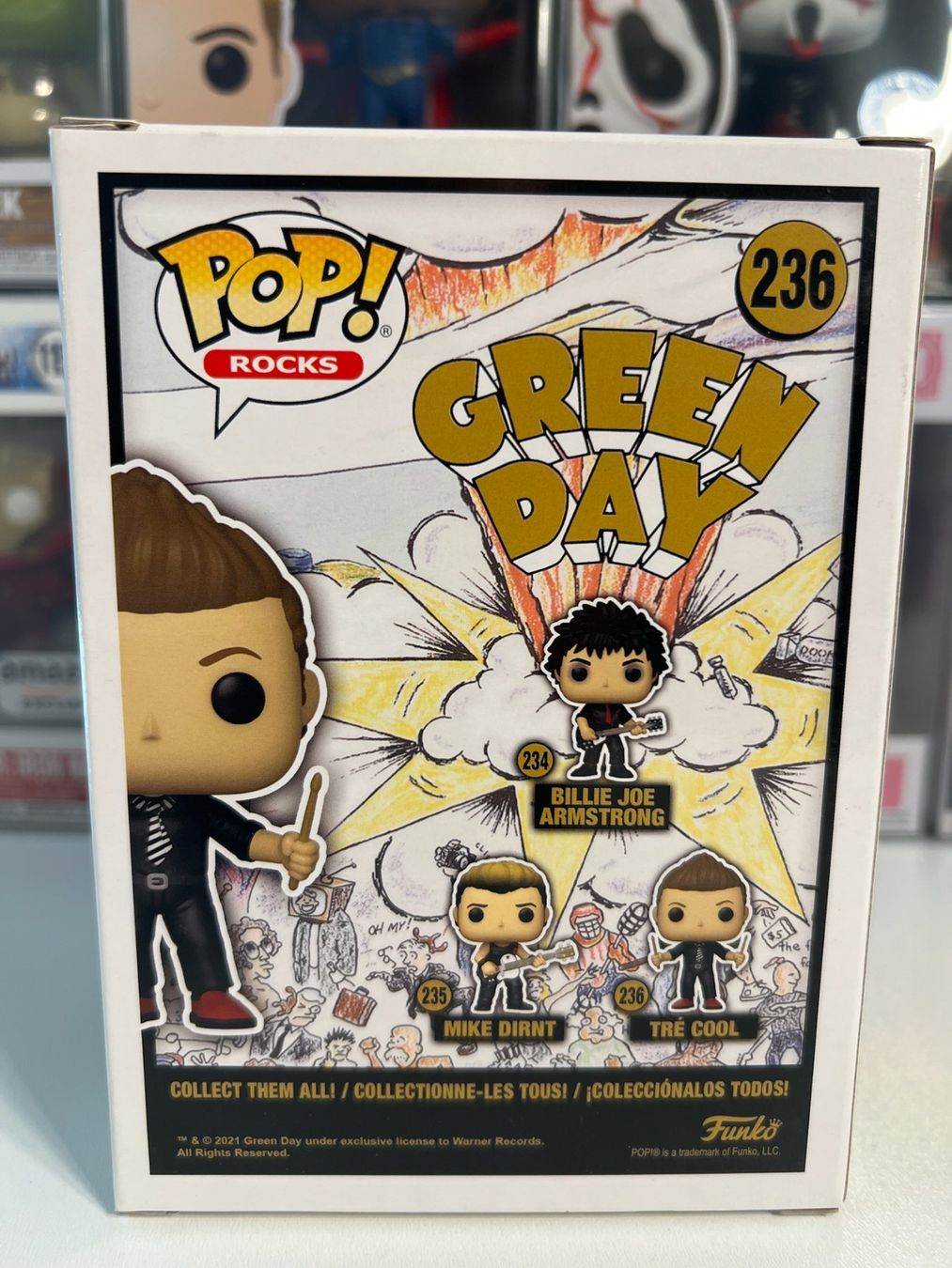Funko Statuette: Funko POP! Rocks Green Day Tré Cool – Nuovo e nell'imballaggio originale da Le Mouret venduto da perfectbijou 2