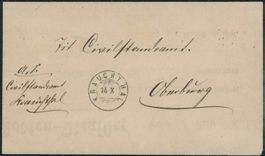BE Krauchthal - Zwergstempel - Brief
