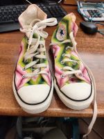 Converse All Star High-Top Sneaker Regenbogen Muster Gr. 38
