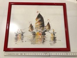 Ölgemälde auf Leinwand signiert