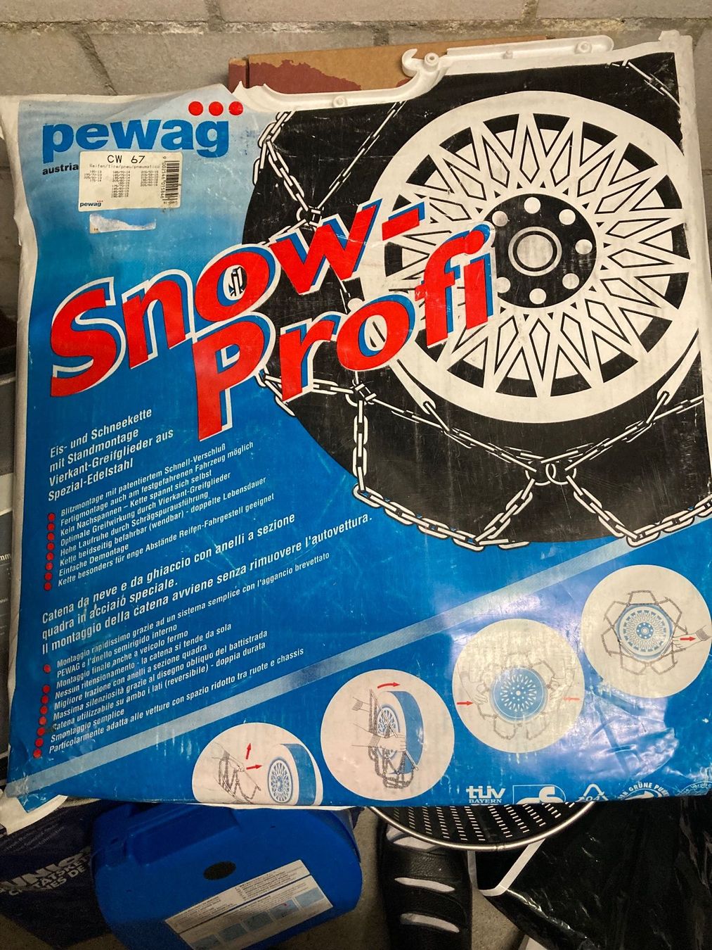 Catene da neve: Schneeketten SNOW PROFI – Usato da Bern venduto da Xamilredak