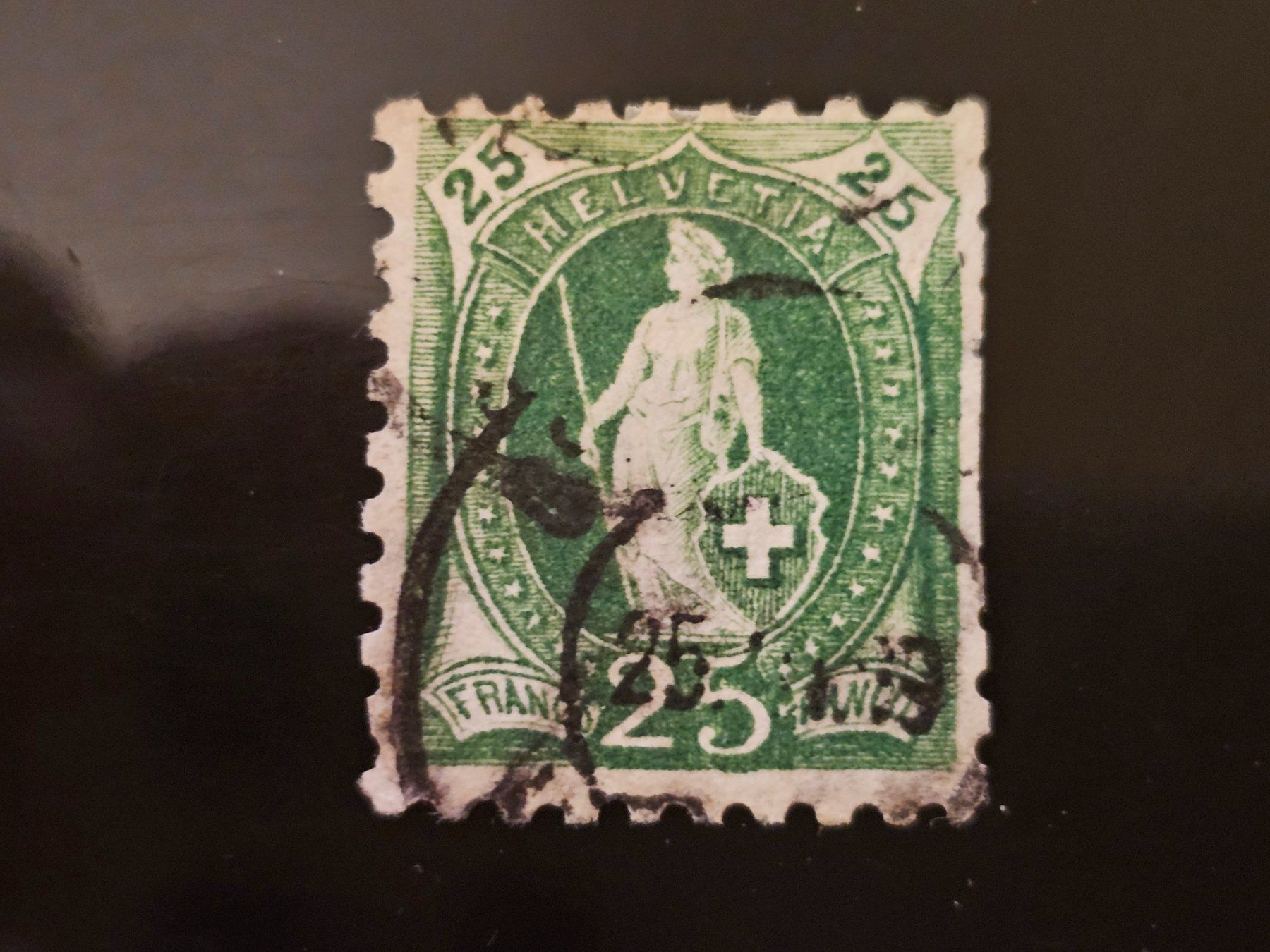 Tutti i francobolli: CH 1888 N° 67B SBK Fr. 30.-- – Usato da Monte Carasso venduto da giave