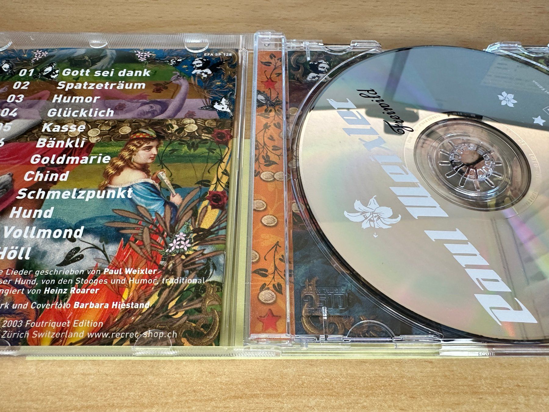 CD: Paul Weixler – Freiwild – Usato da Rikon im Tösstal venduto da Alpenmutz 2