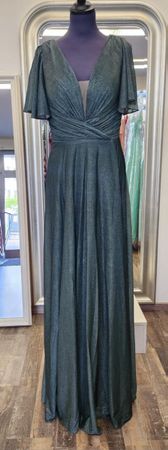 Schickes Sommerkleid mit Glitzer-Effekt, Gr.44, NEU