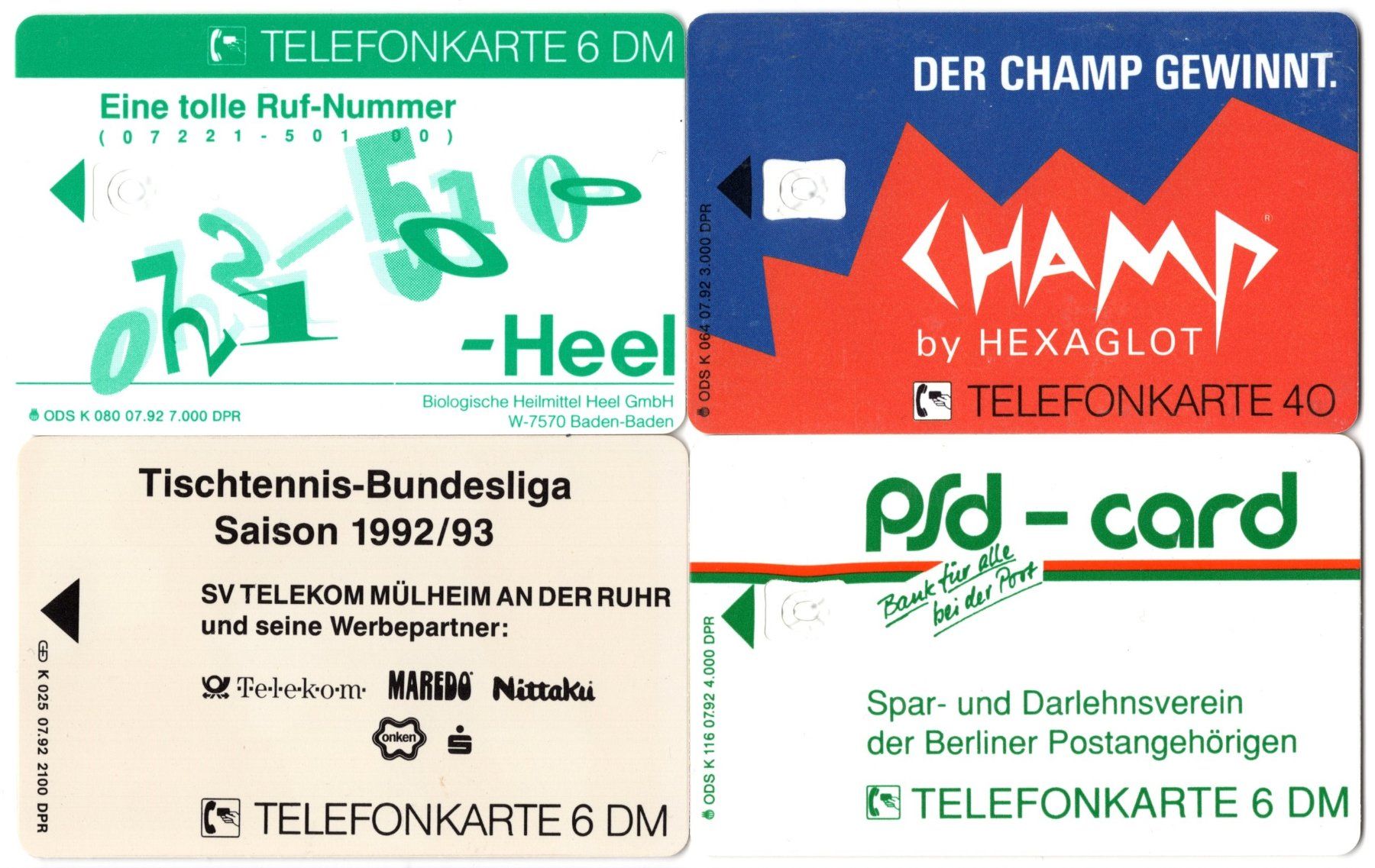 Telefon- & Taxkarten: 4 Dummy Telefonkarten aus Deutschland – Gebraucht aus Eglisau von Chperfins 1