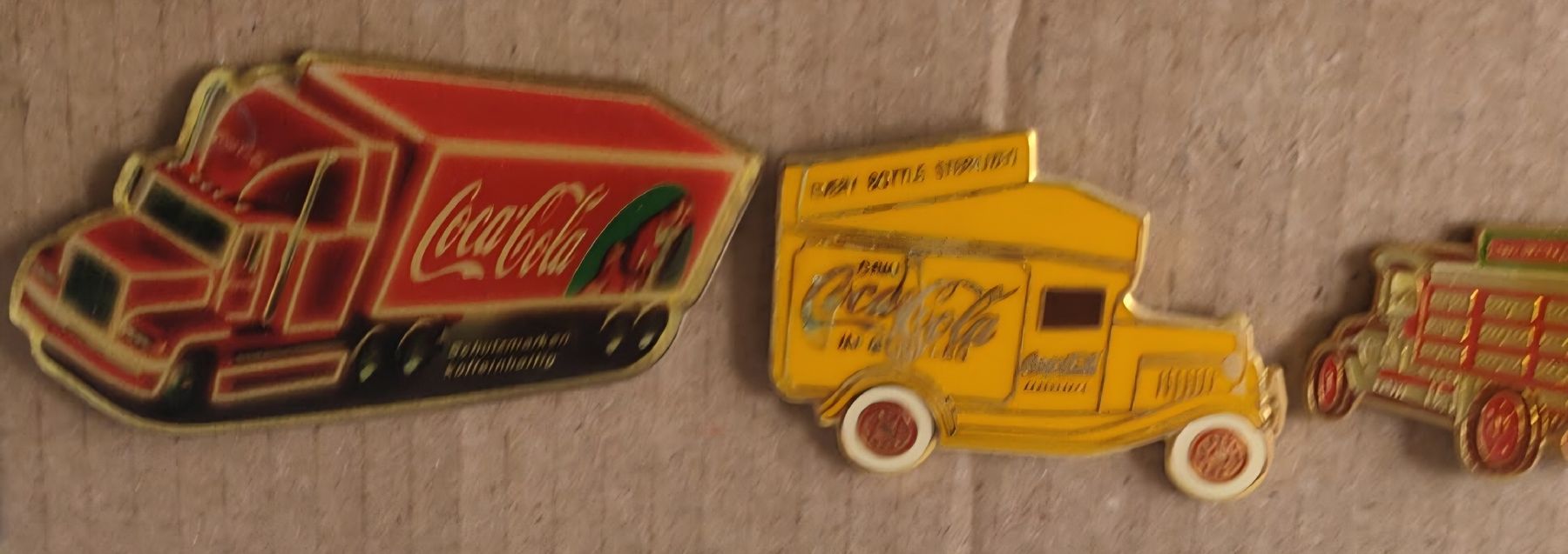Coca-Cola Plaketten & Abzeichen: 5 Coca Cola Autopins – Gebraucht aus Luzern von Luzern_Energy 1