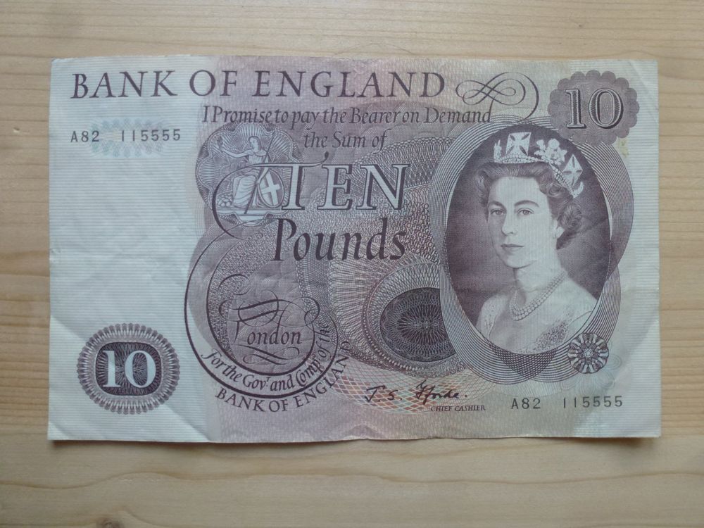 england-10-pounds-nd-1966-70-gebraucht-in-walkringen-f-r-chf-45