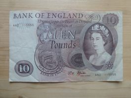 England ++ 10 Pounds ND (1966-70)
