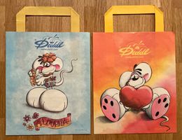 2 Diddl Henkel Tüten A4 Nr. 10 & 11 Rarität