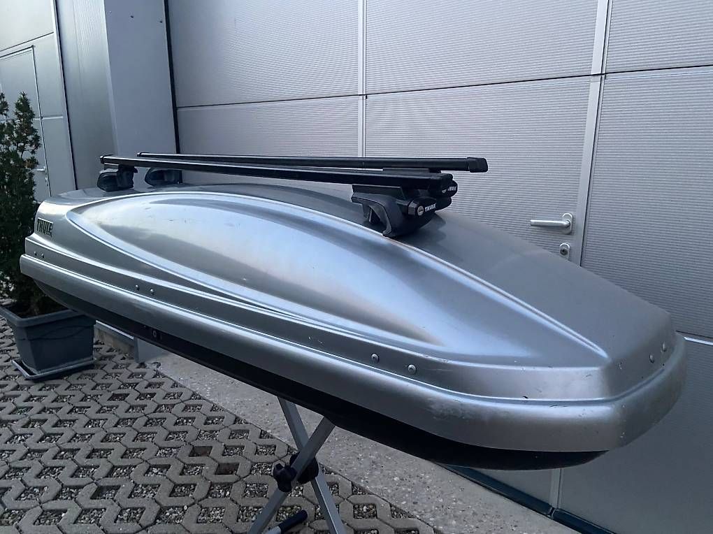 Box da tetto: XL Dachbox Thule Atlantis 600 mit oder ohne Thule Träger – Usato da Leuzigen venduto da Doppelrad 2
