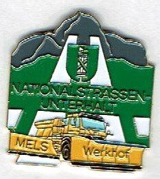 Placchette & Badge: Mels Werkhof Nationalstrassenunterhalt – Usato da Hinterkappelen venduto da Schampus