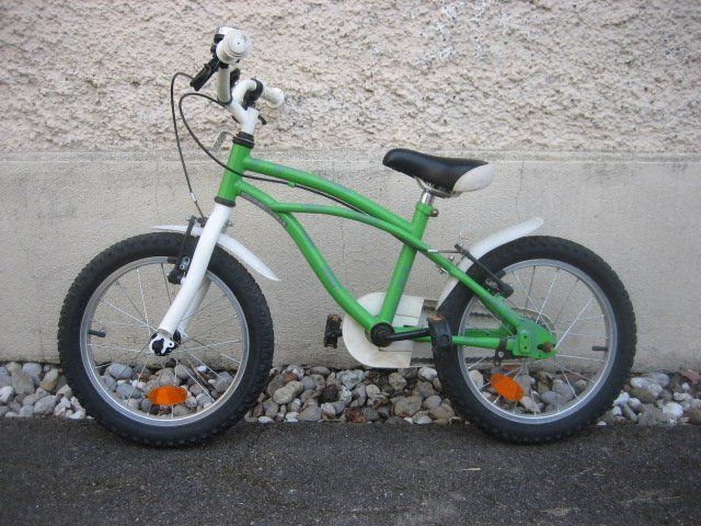 Velos: Kindervelo 16 Zoll, grün – Gebraucht aus Winterthur von pf02
