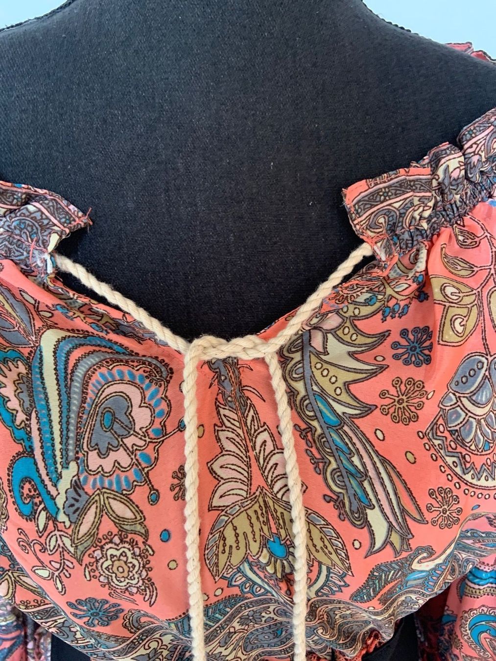 Kleider: Boho Minikleid/ Tunika aus Seide / Viscose – Neu (gemäss Beschreibung) aus Sigriswil von ck56 5