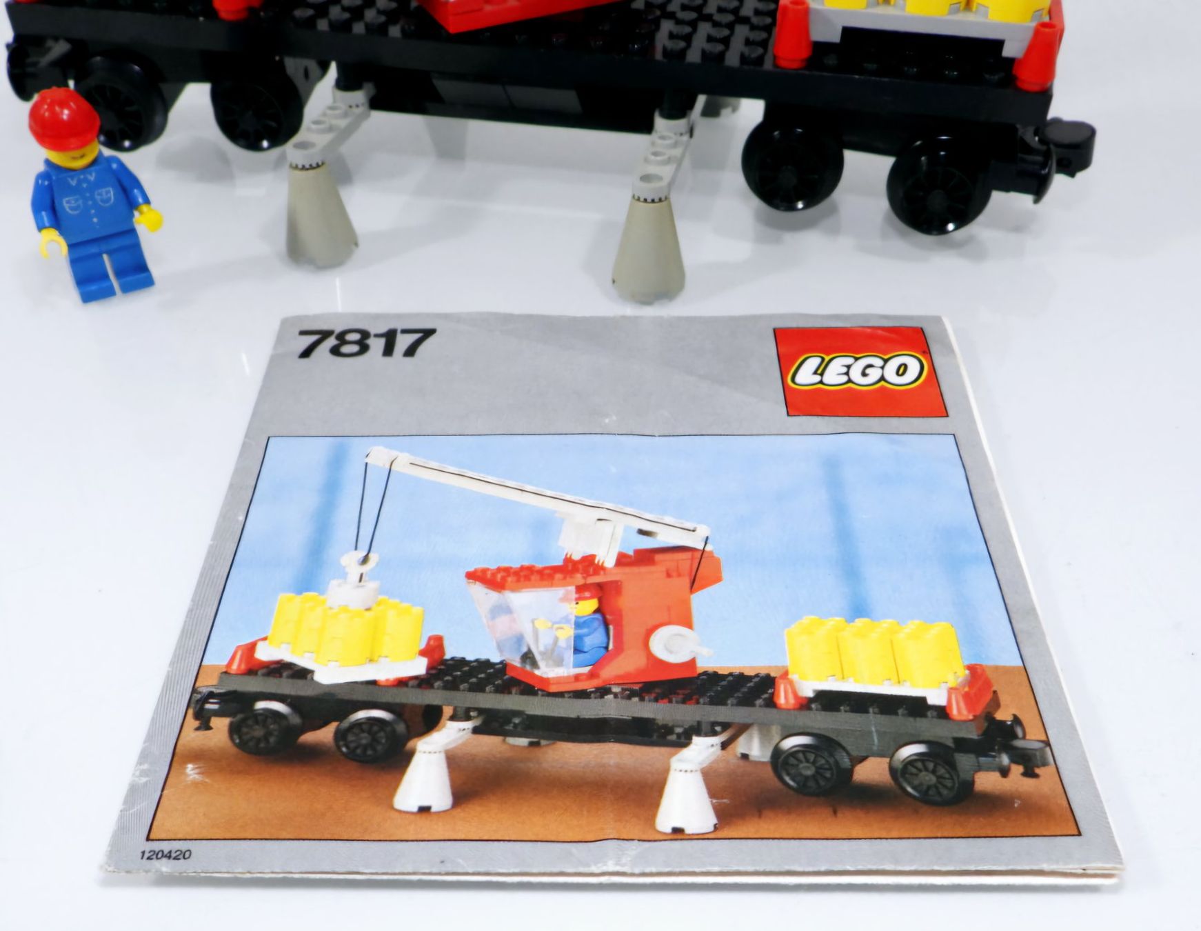 Lego Kit di costruzioni: LEGO 12 VOLT EISENBAHN 7817 KRAN WAGON – Usato da Turbenthal venduto da Ddanuh 6