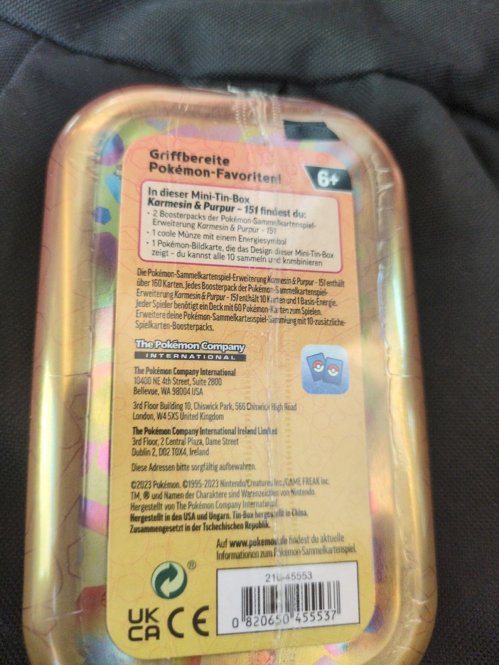 Pokémon Cartes à collectionner: 151 tin De – Neuf avec emballage d'origine à Zürich par Andort 1
