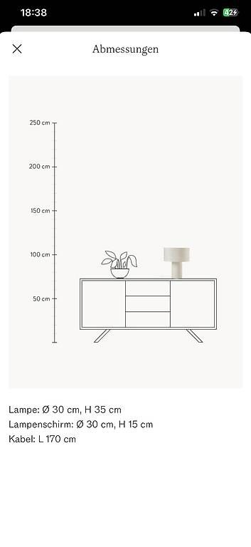 Westwing Nachttische: 2 beige Tischleuchten von Westwing – Gebraucht aus Obermumpf von saramya 4