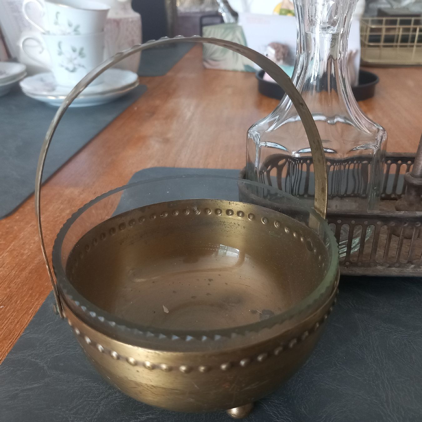 Bicchieri: Oel & Essig Menage mit Schäli / Vintage – Usato da Aegerten venduto da gismolini 9