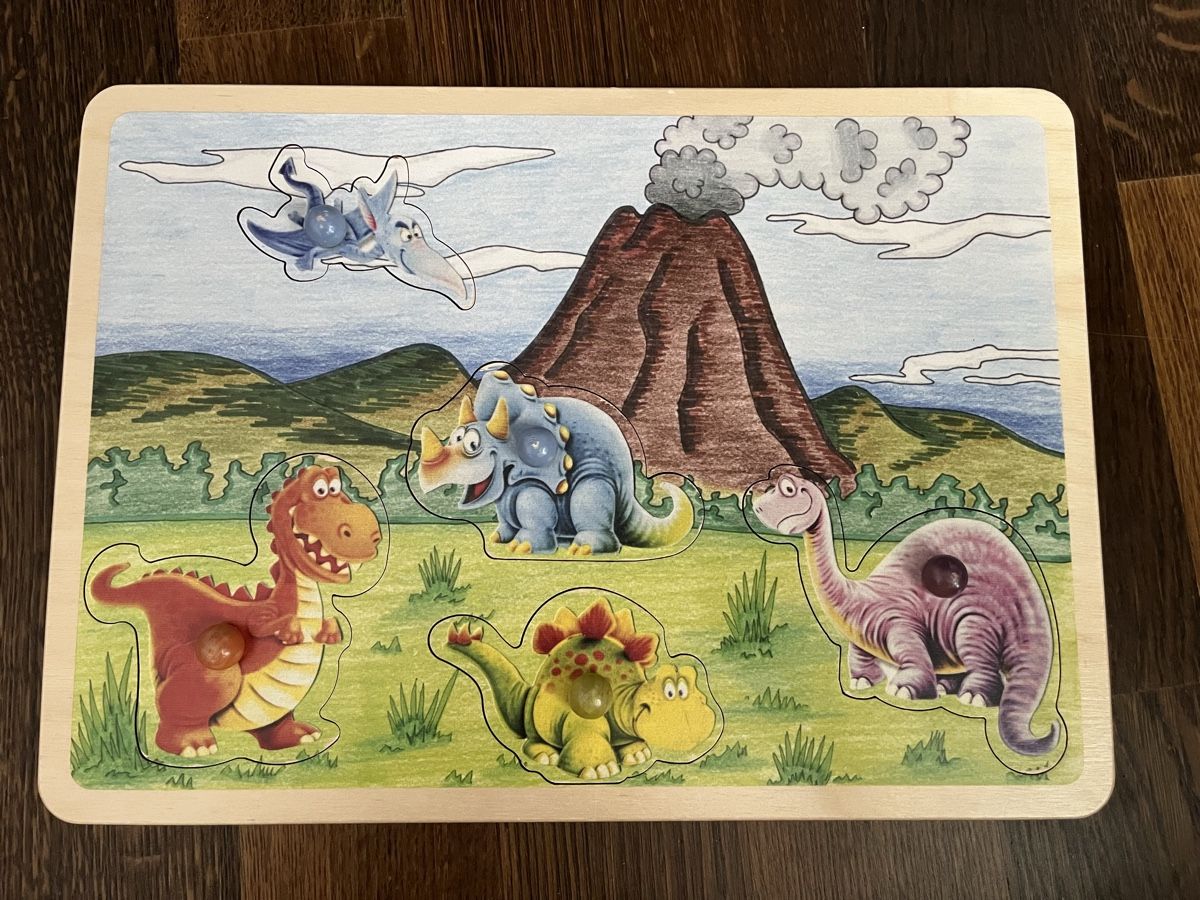 Puzzle: Holz Puzzle Dinosaurier   – Usato da Pfäffikon ZH venduto da mal_xs7b