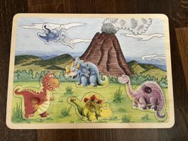 Holz Puzzle Dinosaurier  
