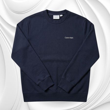 Calvin Klein Sweatshirt Bleu Marine Taille M